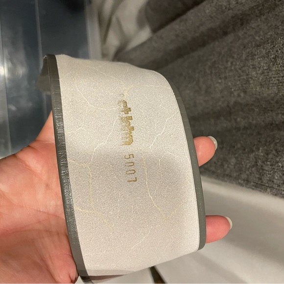 Vintage 80’s St. John gray button sweater Santana dress belt removable collar - Picture 10 of 15